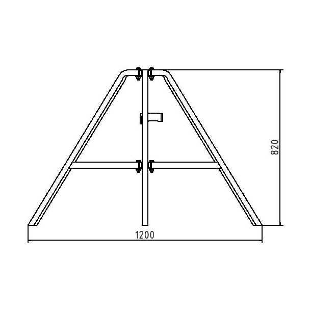 Tripod stand | made of square tubes